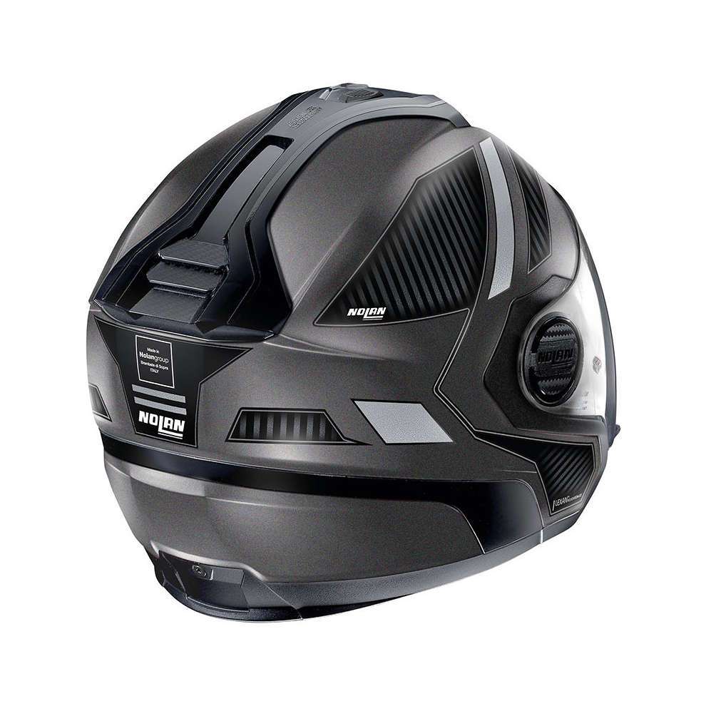 Casco Jet Nolan N40-5 Beltway N-Com Grigio lava opaco