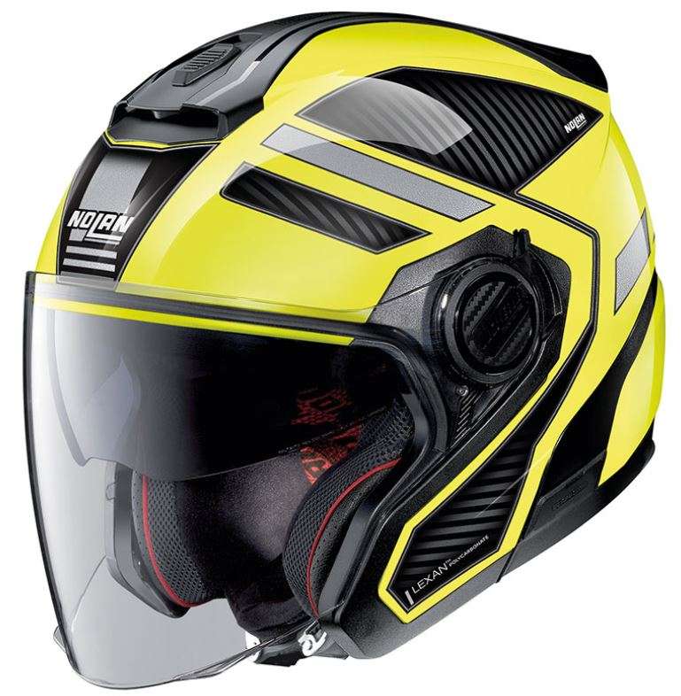 Casco Jet Nolan N40-5 Beltway N-Com Led Yellow