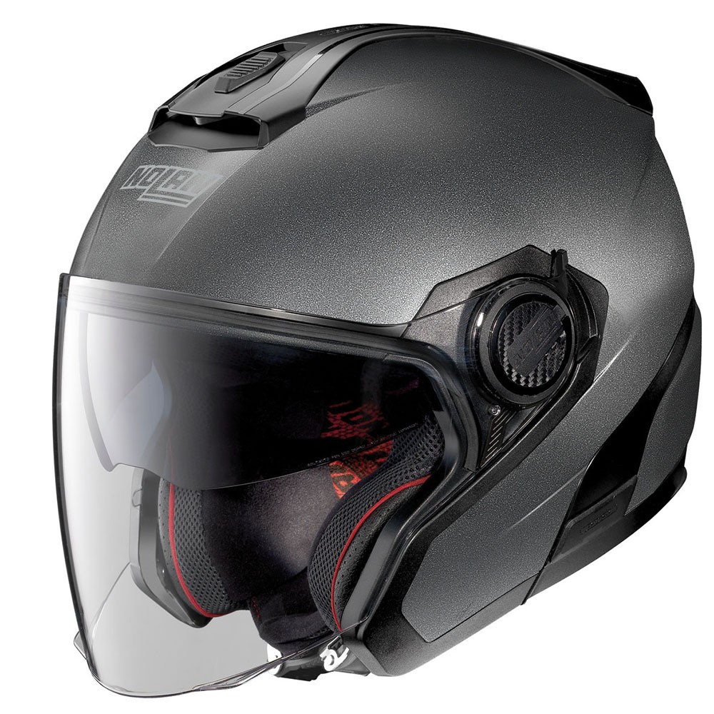 Casco Jet Nolan N40-5 Special N-Com Black Graphite