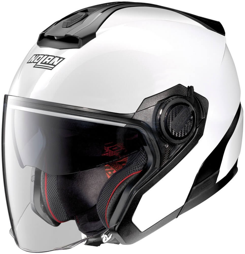 Casco Jet Nolan N40-5 Special N-Com Pure White