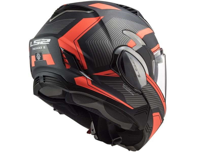 Casco LS2 FF900 Valiant 2 Revo Titanio opaco Arancio fluo
