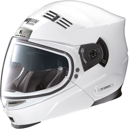 Casco Modulare Nolan N71 Classic N-Com 2 Metal/White