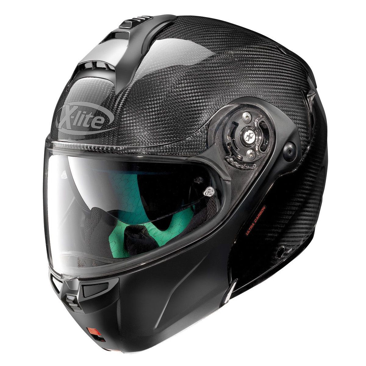 Casco Modulare X-lite X-1004 Dyad Ultra Carbon – Flat Black Chin Guard