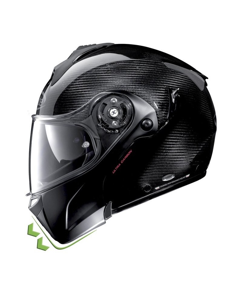 Casco Modulare X-lite X-1004 Dyad Ultra Carbon – Flat Black Chin Guard