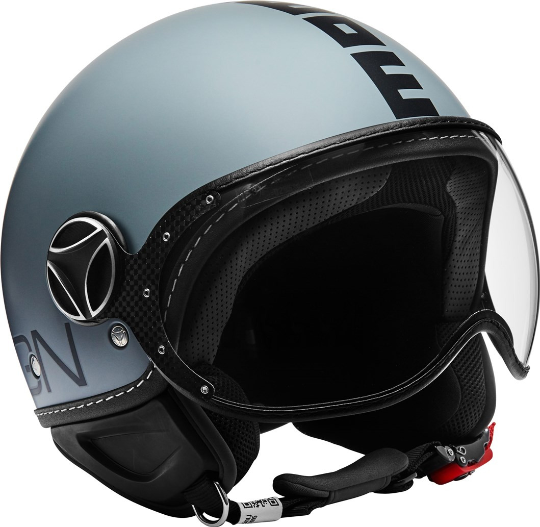 Casco MOMO FIGHTER Classic GRIGIO Nero opaco