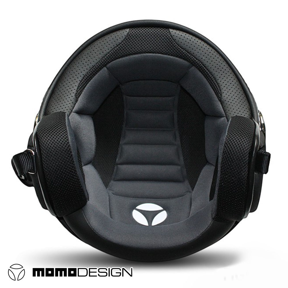 Casco MOMO FIGHTER Classic GRIGIO Nero opaco