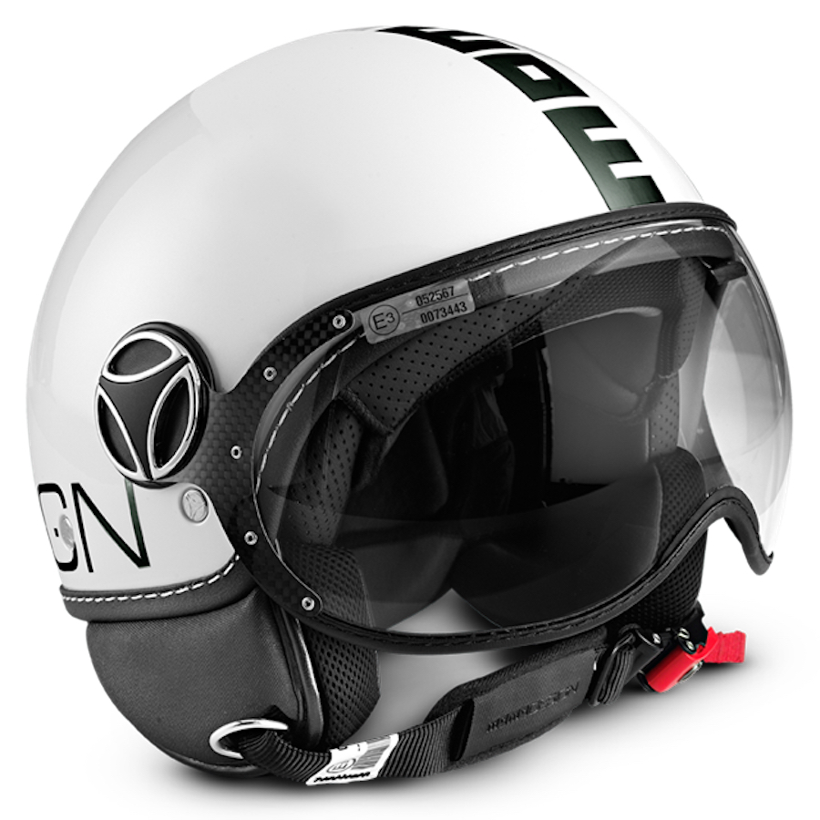 Casco MOMO FIGHTER Classic – Bianco lucido