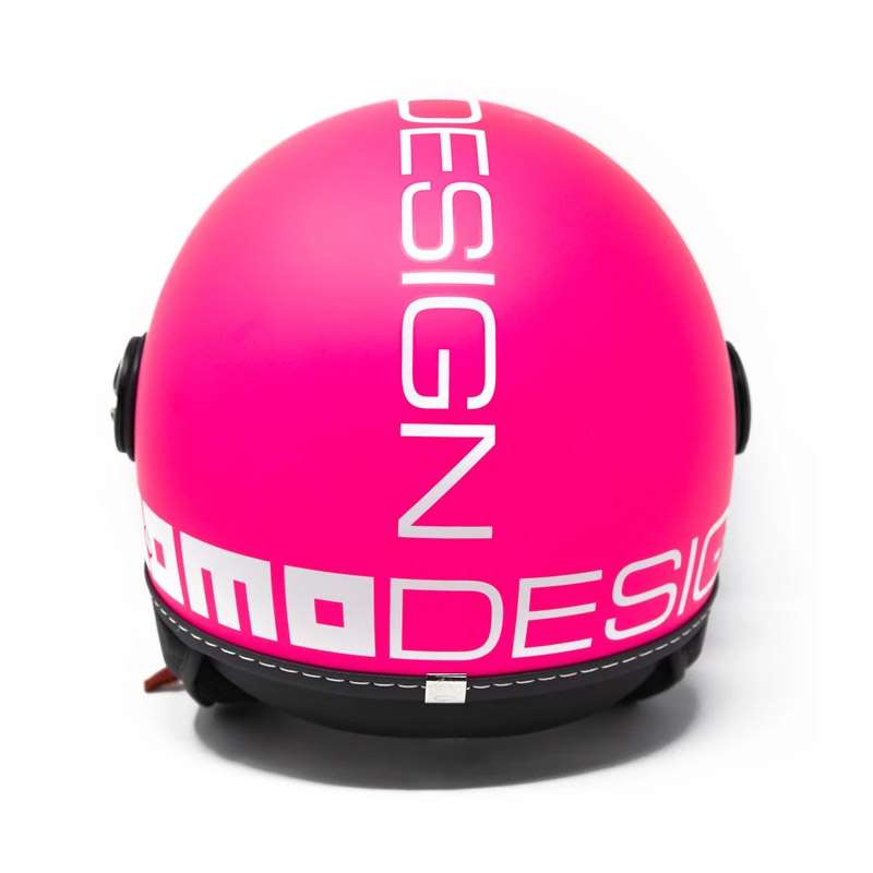 Casco MOMO FIGHTER FGTR Classic Fucsia Metal bianco