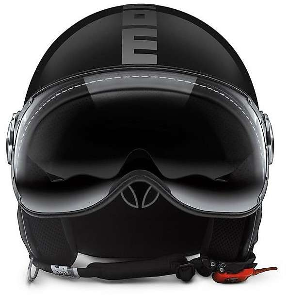 Casco MOMO FIGHTER Fgtr EVO Nero lucido / Grigio opaco