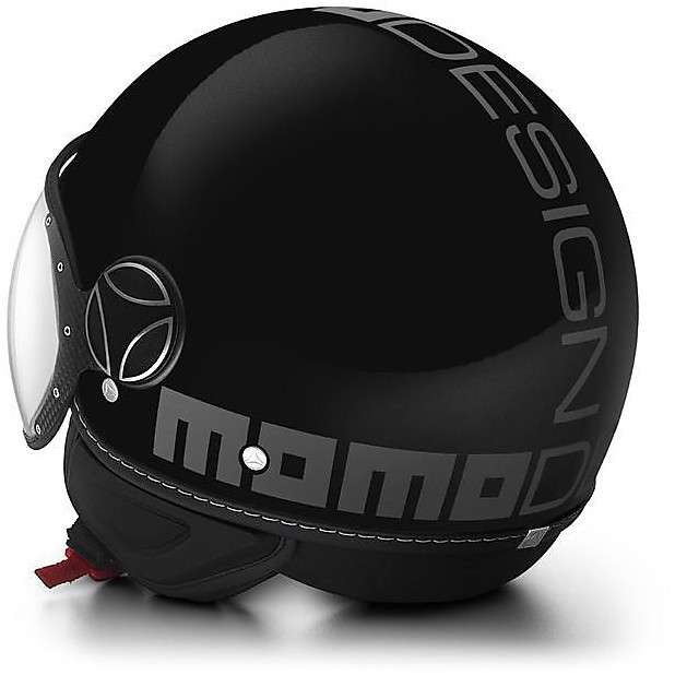 Casco MOMO FIGHTER Fgtr EVO Nero lucido / Grigio opaco