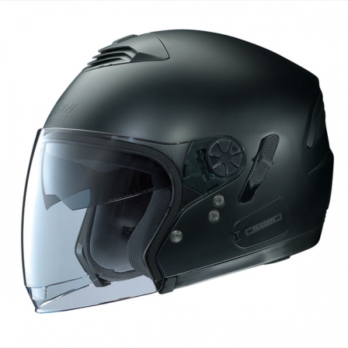 Casco Nolan N43 CLASSIC N-Com – flat black / nero opaco