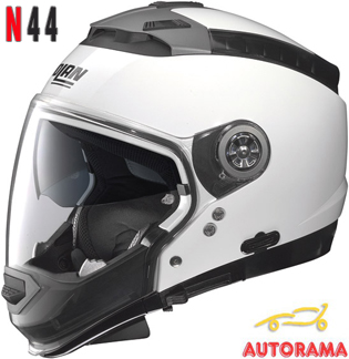 Casco Nolan N44 Classic N-COM – 5 metal white – M