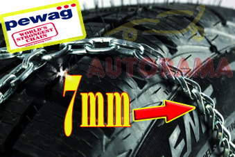 CATENE DA NEVE PEWAG SERVO-SPORT 7mm RSS 79