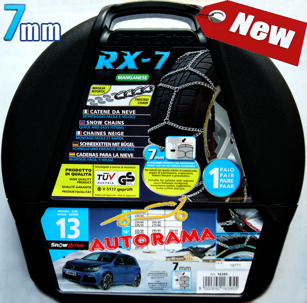 Catene Neve LAMPA RX-7 Ingombro 7mm – Gruppo 6