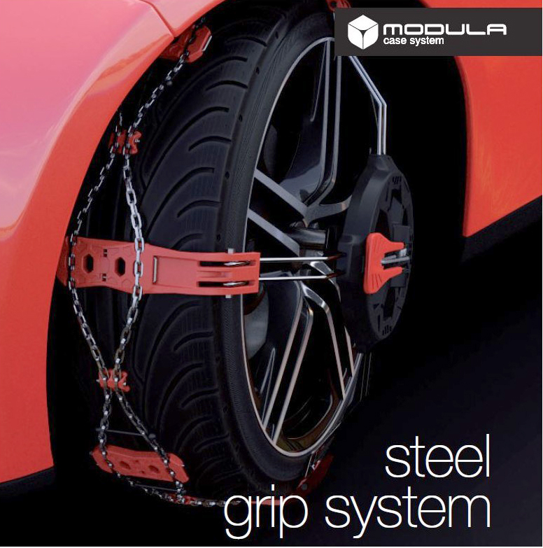 Catene Steel Grip System Modula Montaggio Frontale -Gr.40