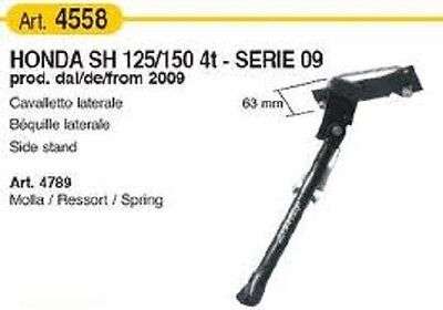 Cavalletto Laterale Buzzetti – Honda SH 125/150 4t – serie 09