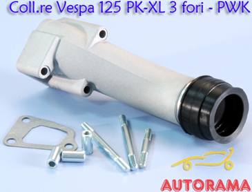 COLLETTORE ASPIRAZIONE POLINI VESPA 125 PK XL 3 fori – Carburatore PWK