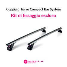 Coppia barre portatutto Compact Bar System – Modula
