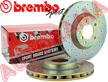 Dischi Freno Brembo Sport Audi A3 (8L) 1.8i 20V 92Kw | Anteriori