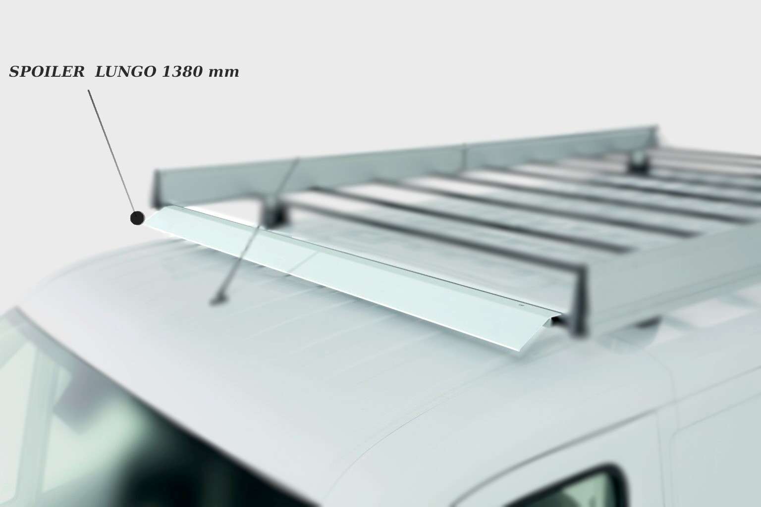 Fabbri Spoiler Lungo 138 cm per Cesta Portatutto Midi
