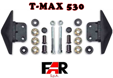 FAR Specchietti Viper 1 Yamaha TMax 530 – Neri Alluminio
