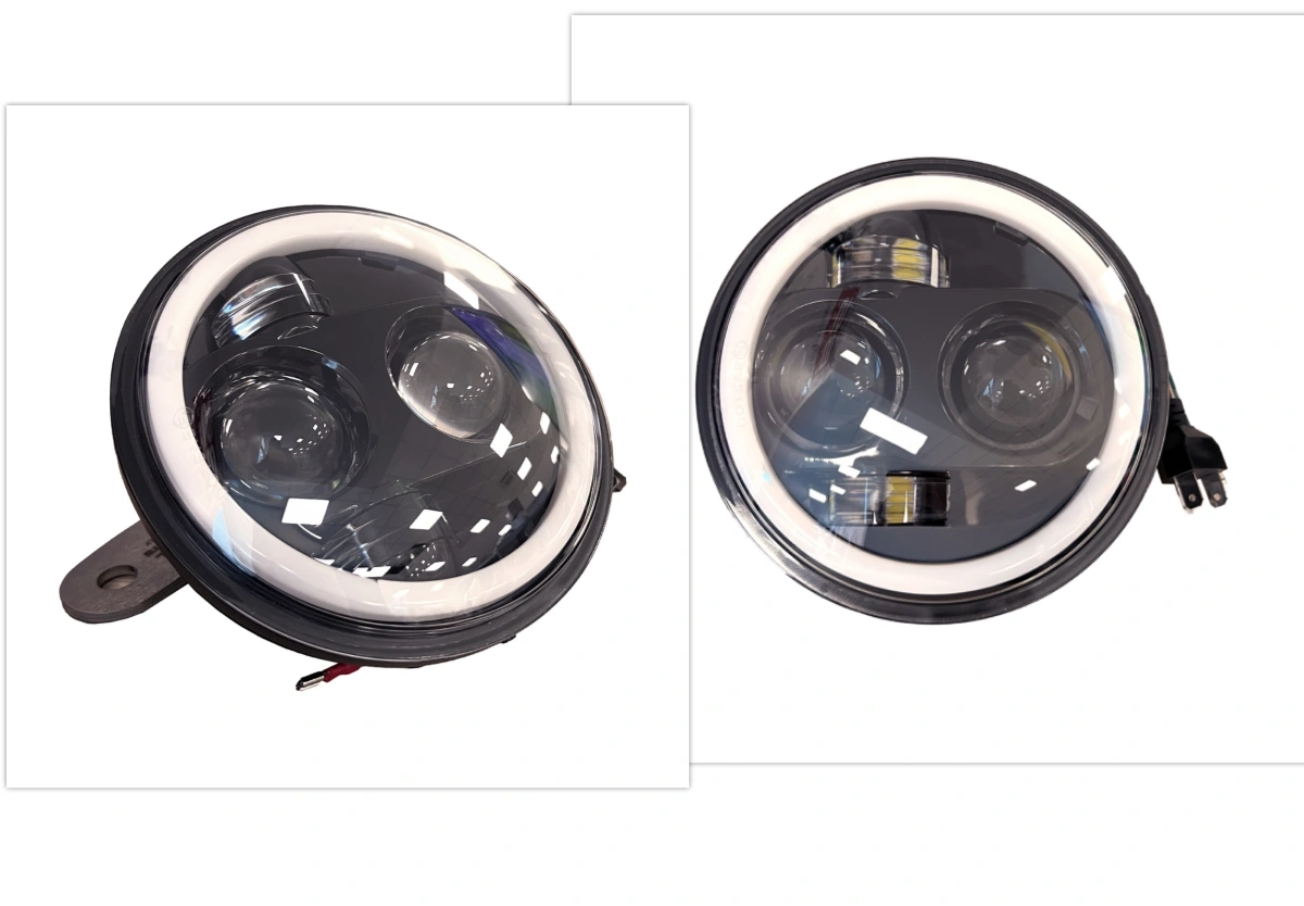 Faro Anteriore EVOK Iron LED per Vespa PK – Plug & Play | 7000 Lm