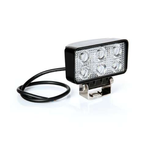 Faro Ausiliario Auto Moto a 6 Led – 10/30V – Bianco