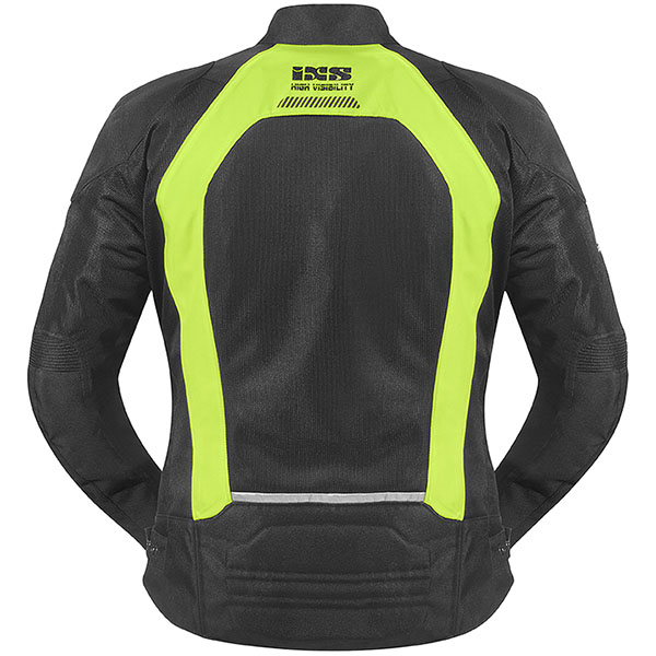 Giacchetto Moto IXS Everton Nero-Fluorescente Giallo