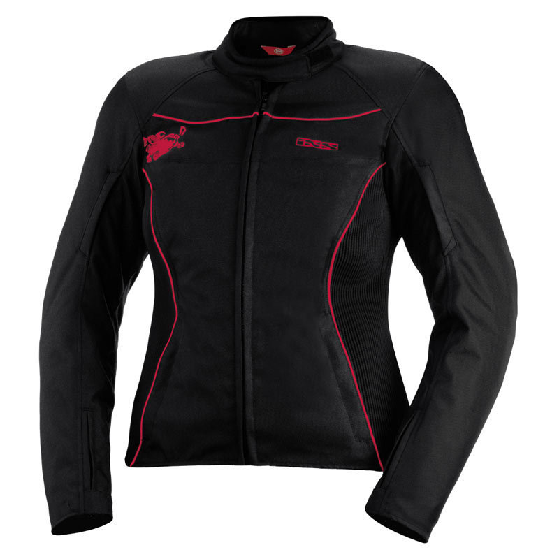 GIUBBIOTTO TECNICO DONNA IXS EVELINE – Nero / Rosso
