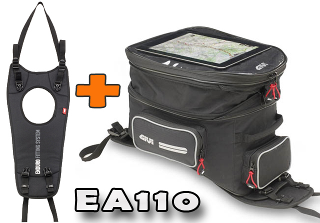 GIVI Borsa EA110 da serbatoio 25lt con base specifica – Enduro