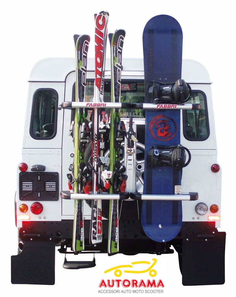 Gringo Ski & Board Fabbri Portasci e SnowBoard Posteriore ruota scorta