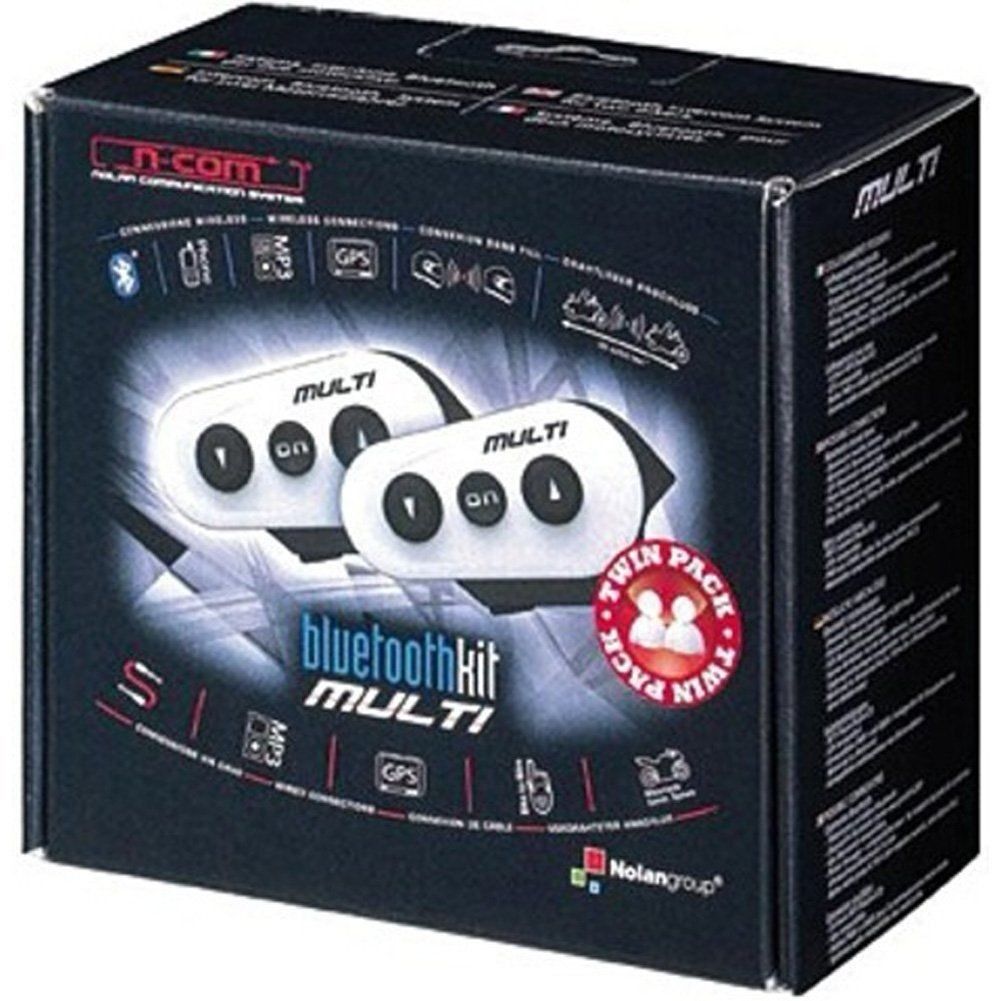 Intercom N-COM Bluetooth Kit Multi 2 Twin-Pack Nolan Interfono