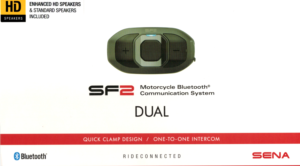 Interfono Moto/Scooter Bluetooth Sena SF2-02D Dual