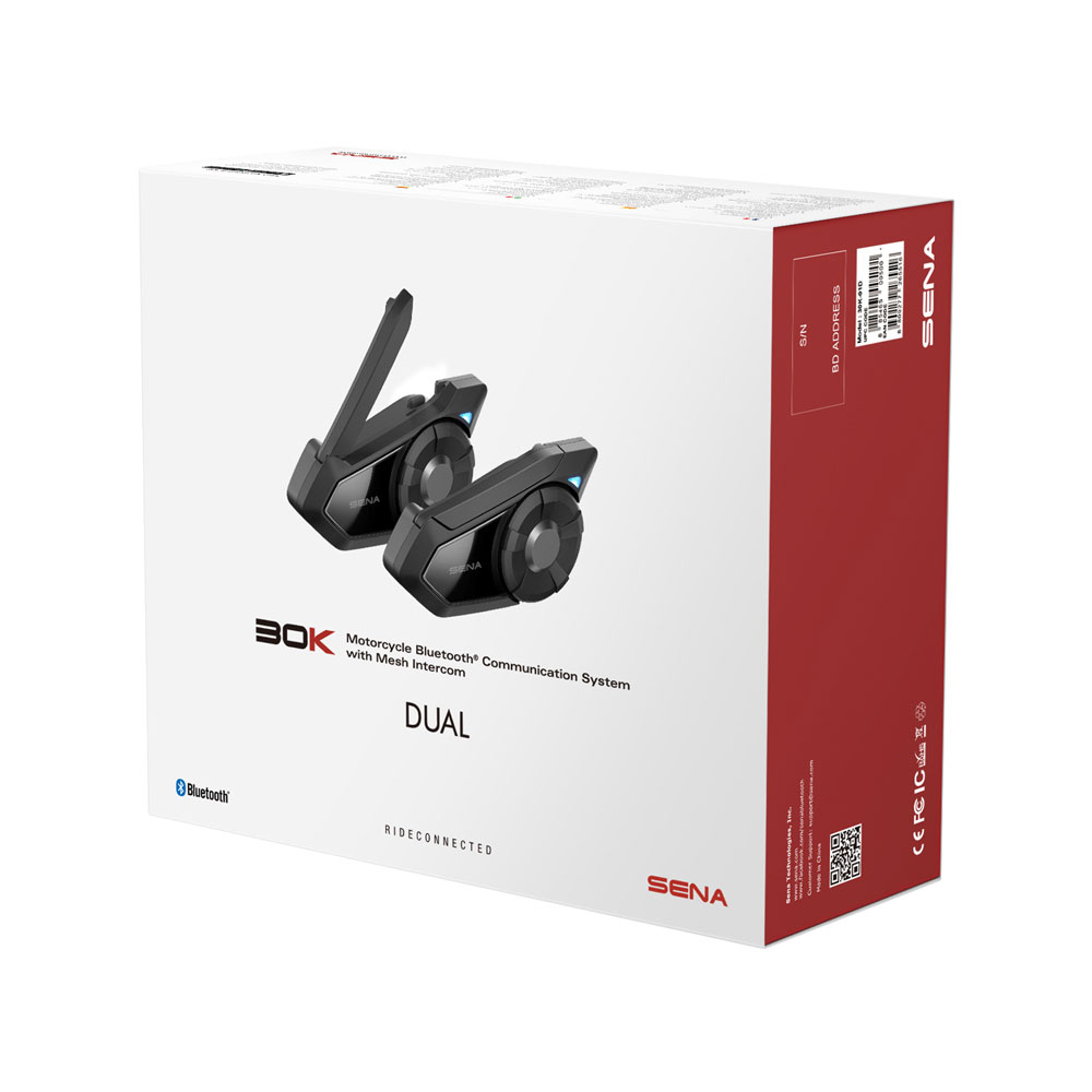 Interfono Sena 30K Mesh Bluetooth Intercom – Dual