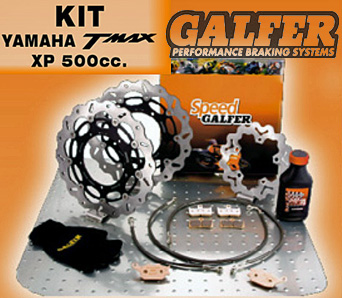 KIT DISCHI FRENO T-MAX Oversize GALFER 2008> KG4743FSLO