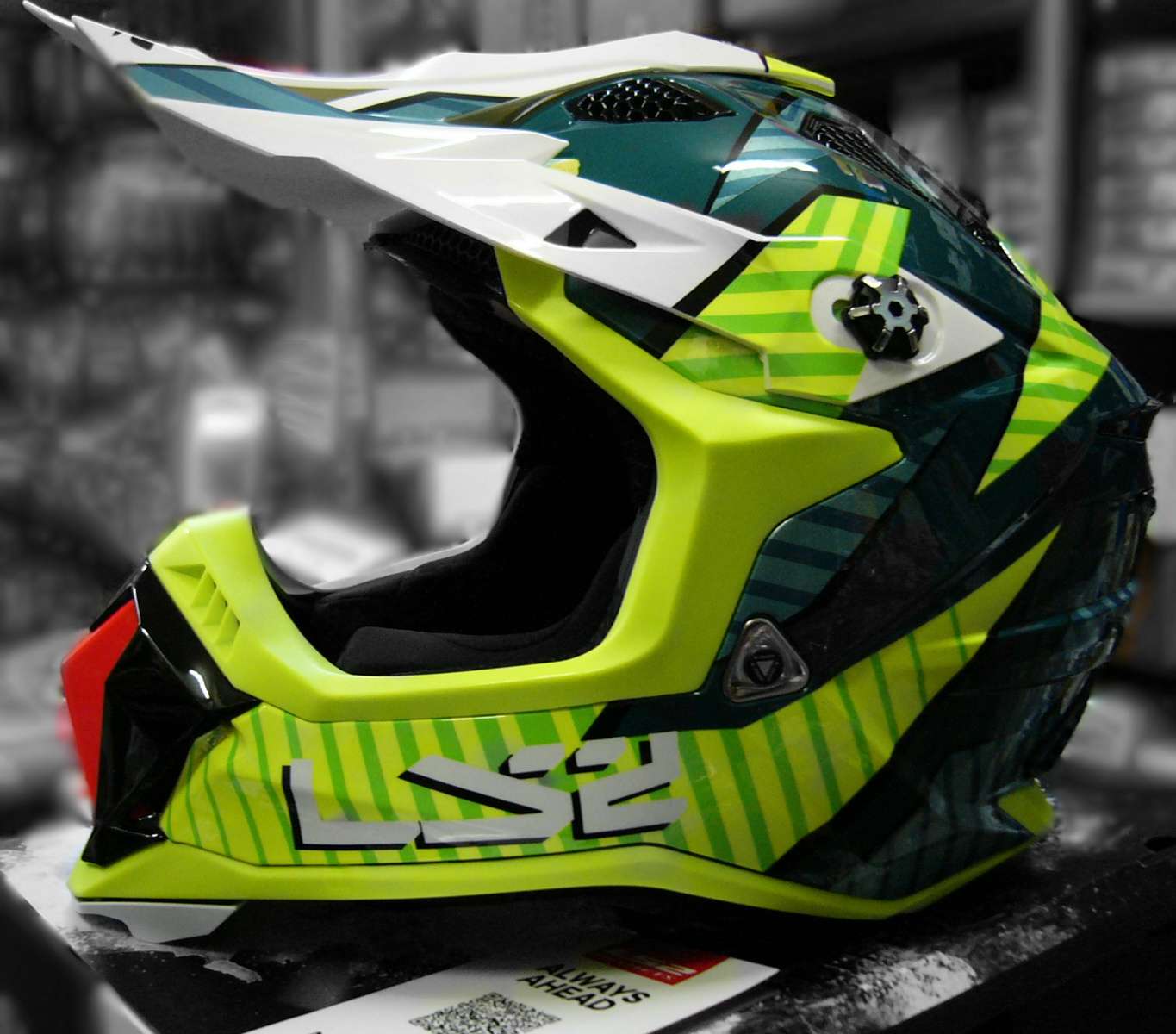 LS2 MX700 SUBVERTER ASTRO GL. COBALT H-Vis YELLOW
