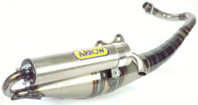 Marmitta ARROW EXTREME – Piaggio Sil. Titanio Omologata 33507ET