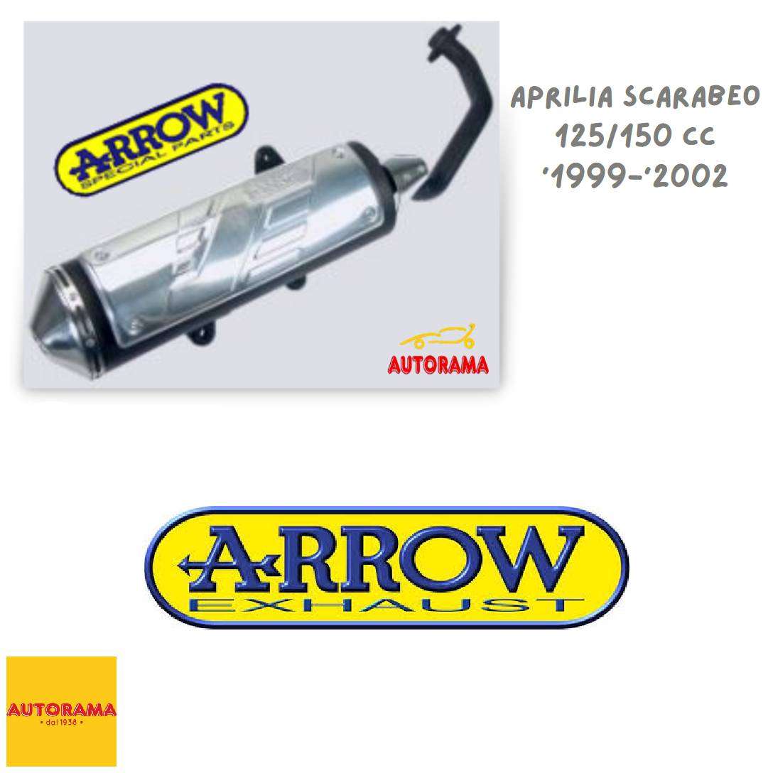 Marmitta Arrow Maxi Scooter Aprilia Scarabeo 125/150 – 1999-2002
