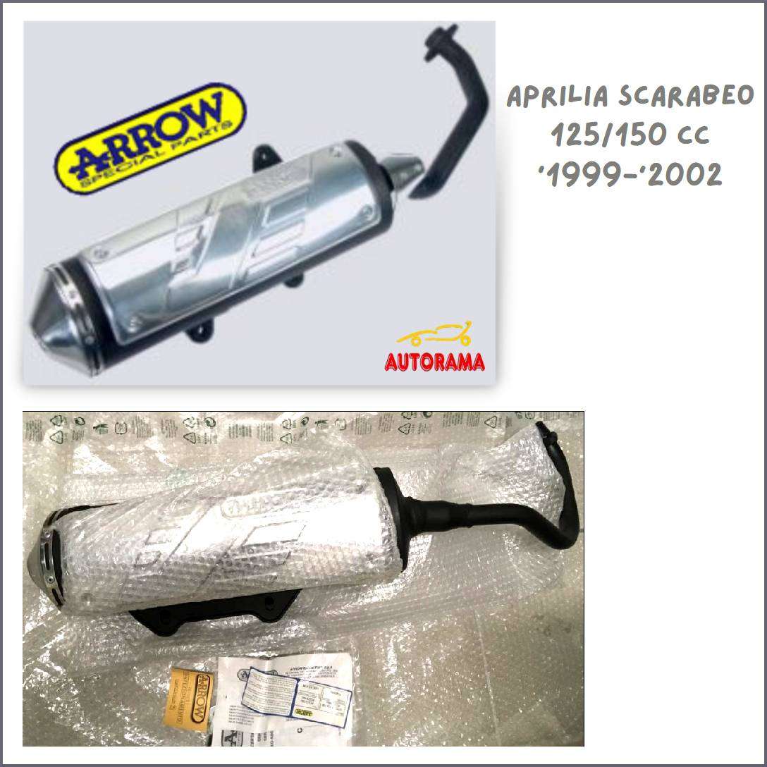Marmitta Arrow Maxi Scooter Aprilia Scarabeo 125/150 – 1999-2002