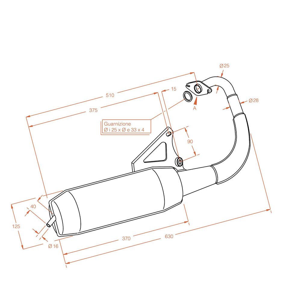 Marmitta Completa SITOPLUS Aprilia Amico/Amico GL