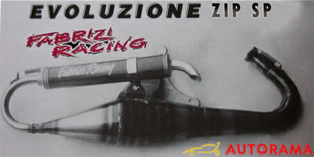 Marmitta Fabrizi  Zip SP Evoluzione – silenziatore carbonio