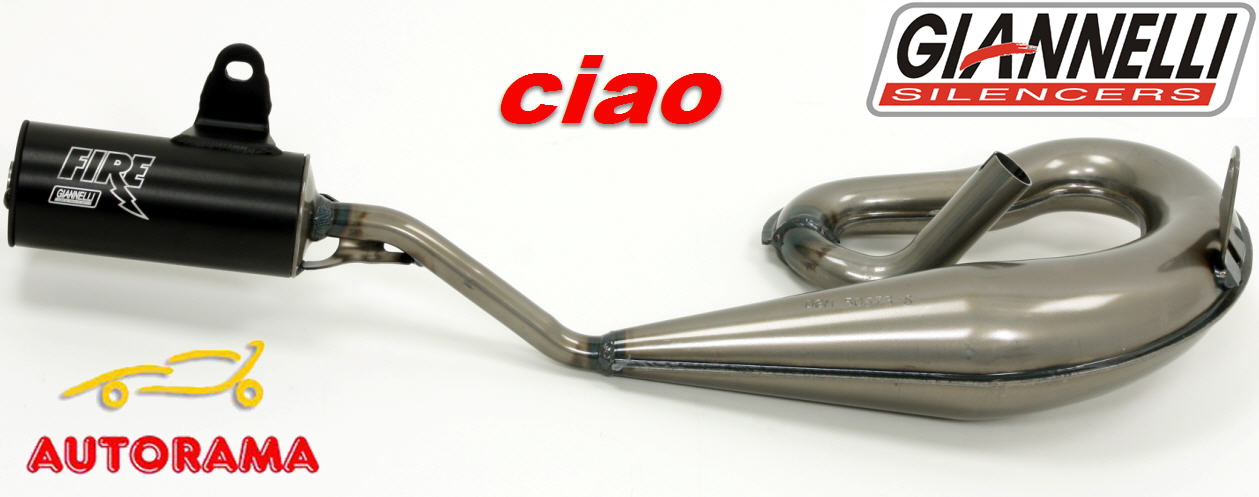 Marmitta GIANNELLI CIAO Espansione FIRE Con Silenziatore