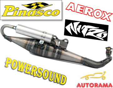 Marmitta PINASCO POWERSOUND Mbk Nitro / Yamaha Aerox – Omologata