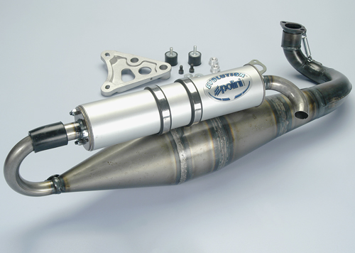 Marmitta POLINI Evolution 2 Aprilia Malaguti Yamaha H2O