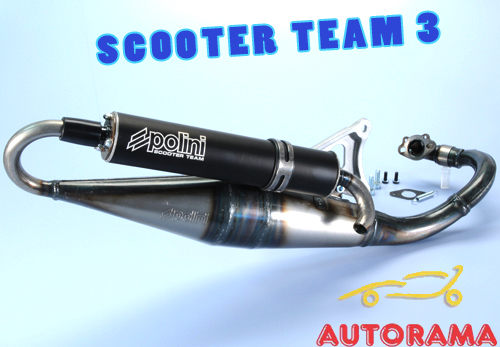 MARMITTA Polini SCOOTER TEAM 3 Minarelli orizzontale 200.0283