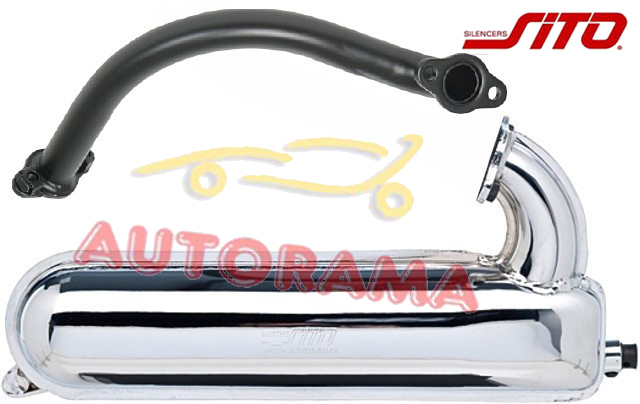 Marmitta Sito cromata Piaggio Vespa 125 ET3 – Primavera