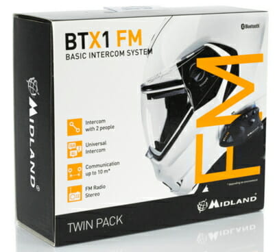 Midland BTX1 FM twin interfono bt