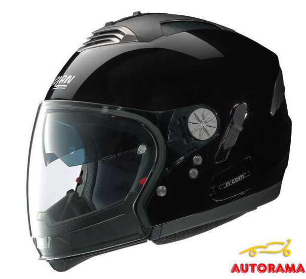Nolan N43 AIR CLASSIC N-Com – 3 Glossy Black/Nero lucido