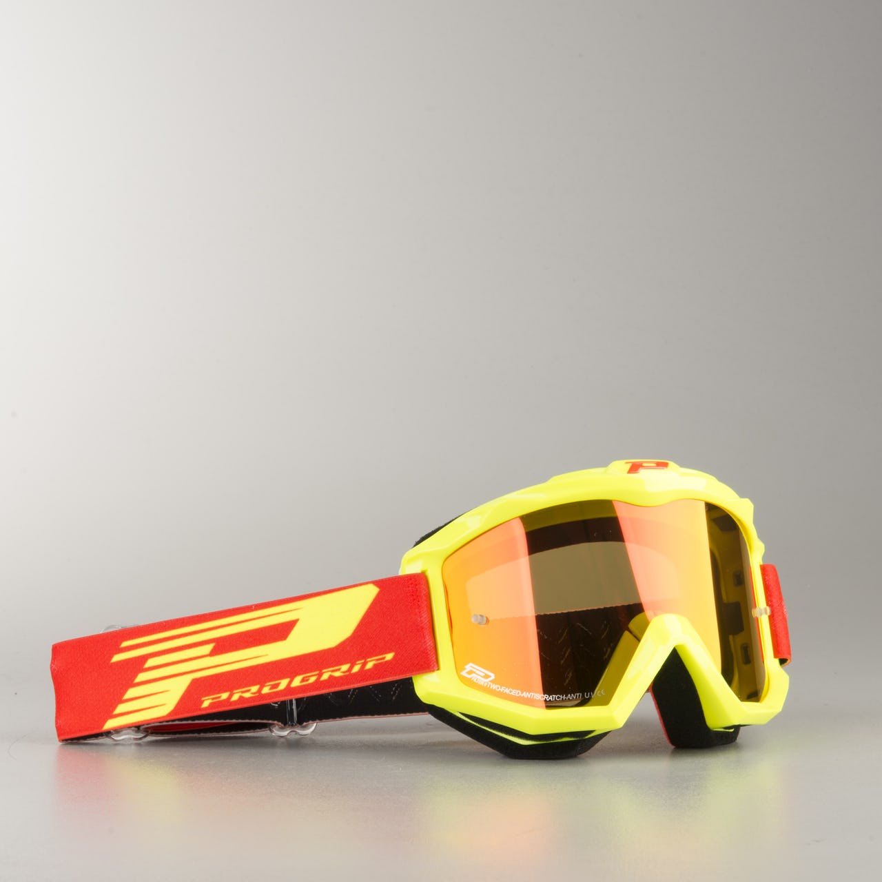 Occhiali Cross Maschera ProGrip 3201 Multistrato Giallo Fluo