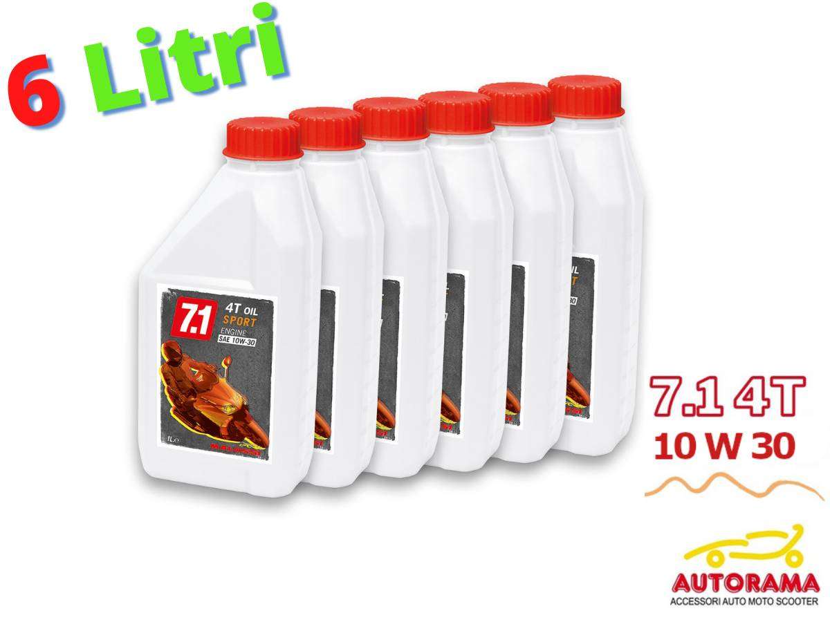 Olio Motore Malossi 7.1 4T Oil Sport Engine SAE 10W30